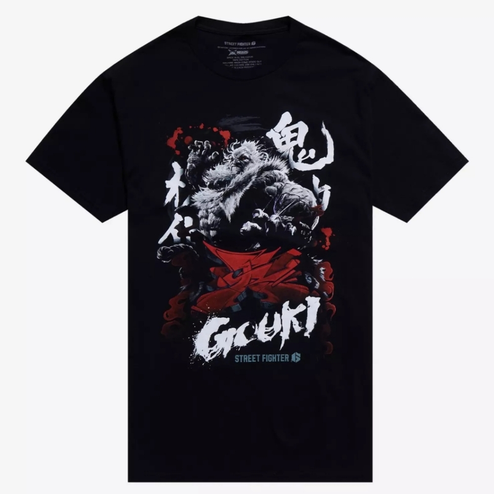 Hot Topic StreetFighter Sz Small Black